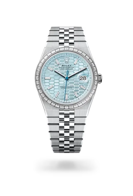 Rolex Super Clone Land Dweller 40mm Platinum and Diamonds