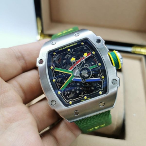 Richard Mille Super Clone RM 67-02 Nylon Mens 40mm Watch