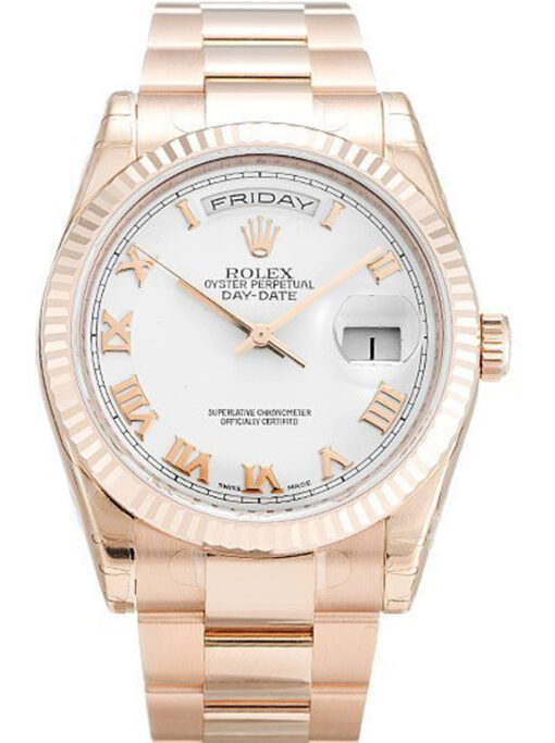 Rolex Day-Date 36mm Super Clone White Dial 118235 F